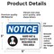 Signmission 3.5 in Height, 5 in Width, Vinyl Decal, Rectangle OS-2PACK-NS-D-35-L-15787 - alternate 6
